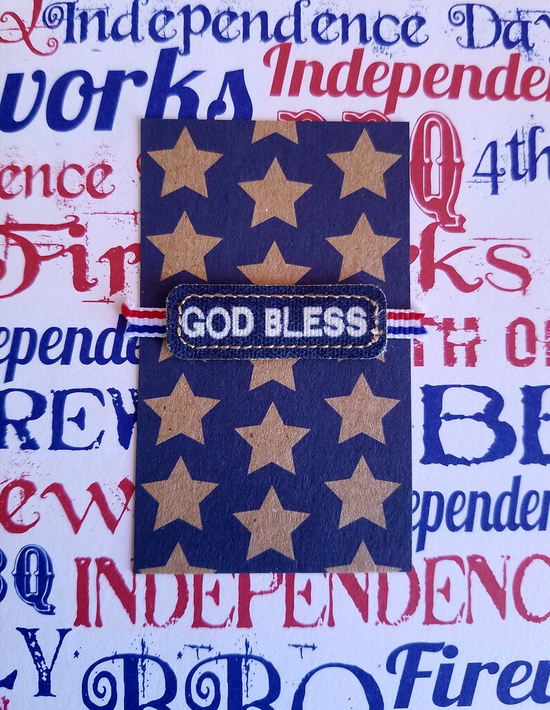 Blank Independence Day Card