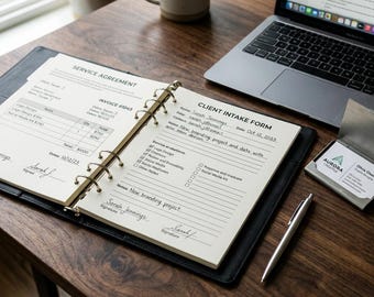 Life Coach Business Starter Kit | Client Agreement, Session Notes, Goal Tracker Templates