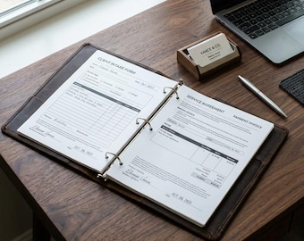 Mobile Notary Business Starter Kit | Appointment Log, Fee Schedule, Mileage & Client Record Templates