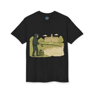 Funny Fishing Shirt - Bass Graphic Tee - Cool Fisherman T-Shirt - Crudochudoprints Design - Gift for Fisherman