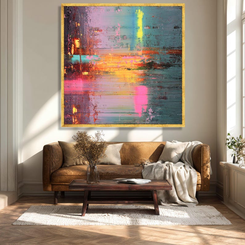 Abstract Couple Painting - Front view