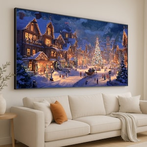Tableau Sur Toile Village Ostréicole