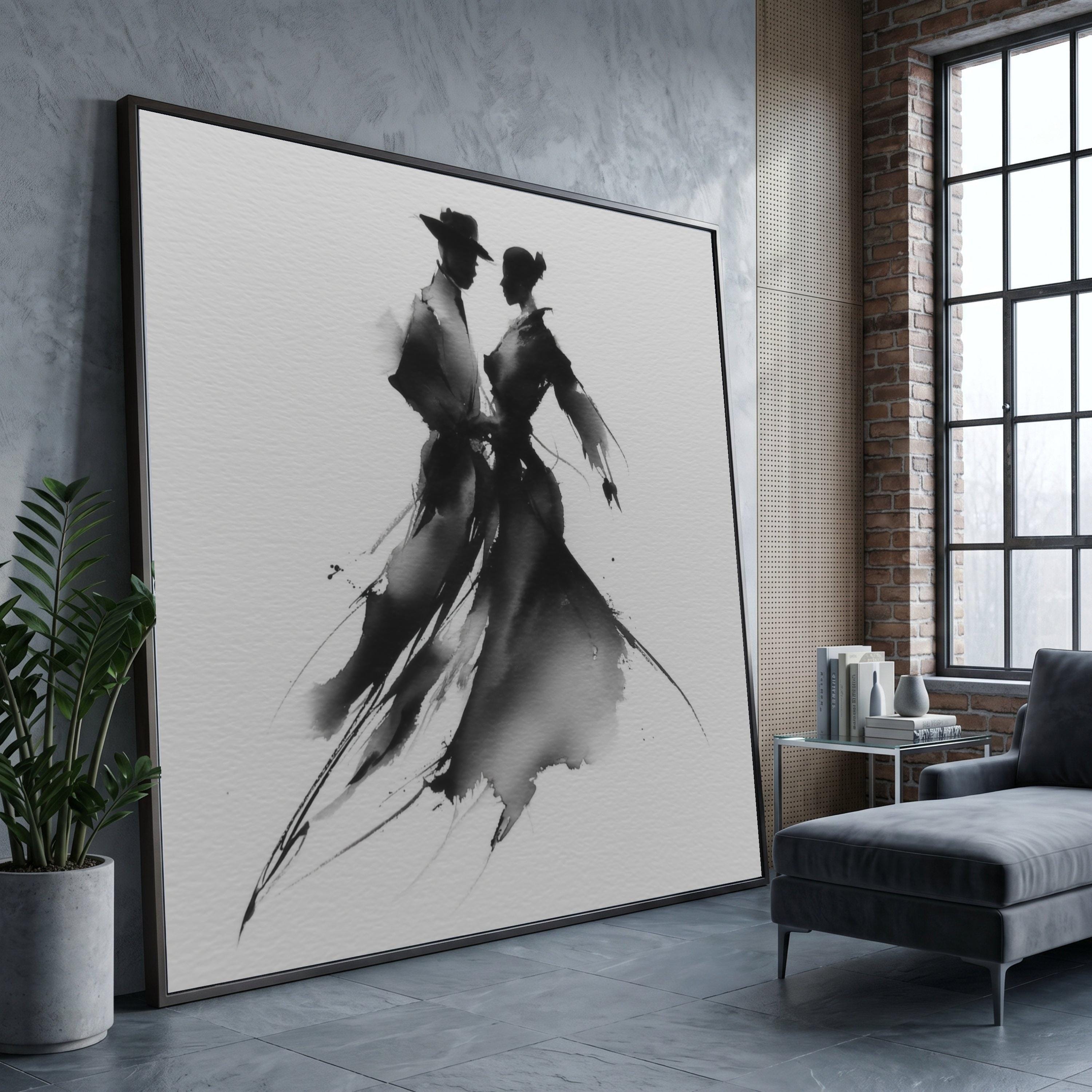 黒水墨画 - Etsy 日本
