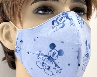 Cotton face mask with filter,Adult anti dust filter 100%cotton,made in USA,reusable and washable high efficiency mask,skin friendly mask