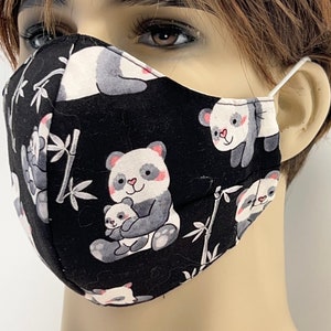 Cotton face mask with filter,Adult anti dust filter 100%cotton,made in USA,reusable and washable high efficiency mask,skin friendly mask