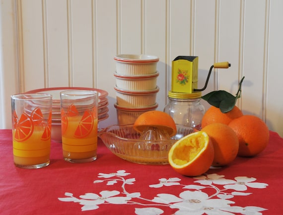 Kitsch Photo, 1950's Styling, home decor, food photo, kitchen decor, cottage chic, retro design, red yellow orange, primary colors, grinder