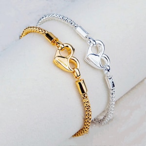 925 Sterling Silver Pandora Moments Studded Chain Bracelet,Christmas gifts