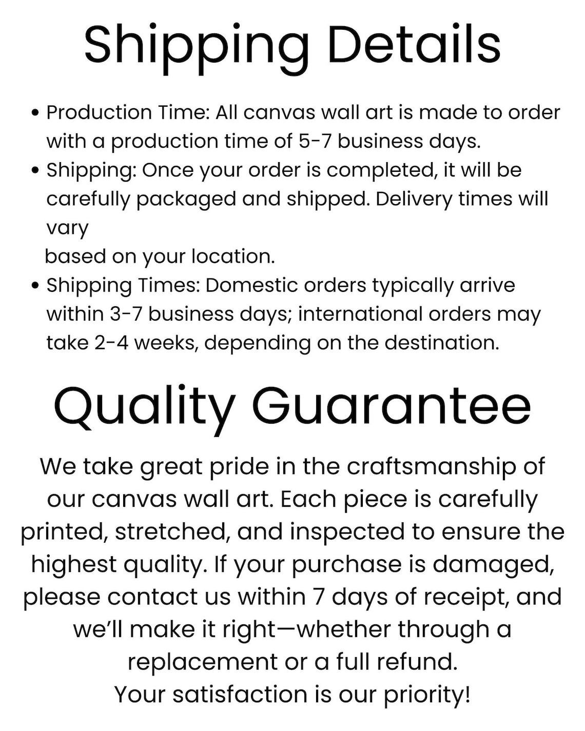 Portrait Canvas Draft Listing - Etsy