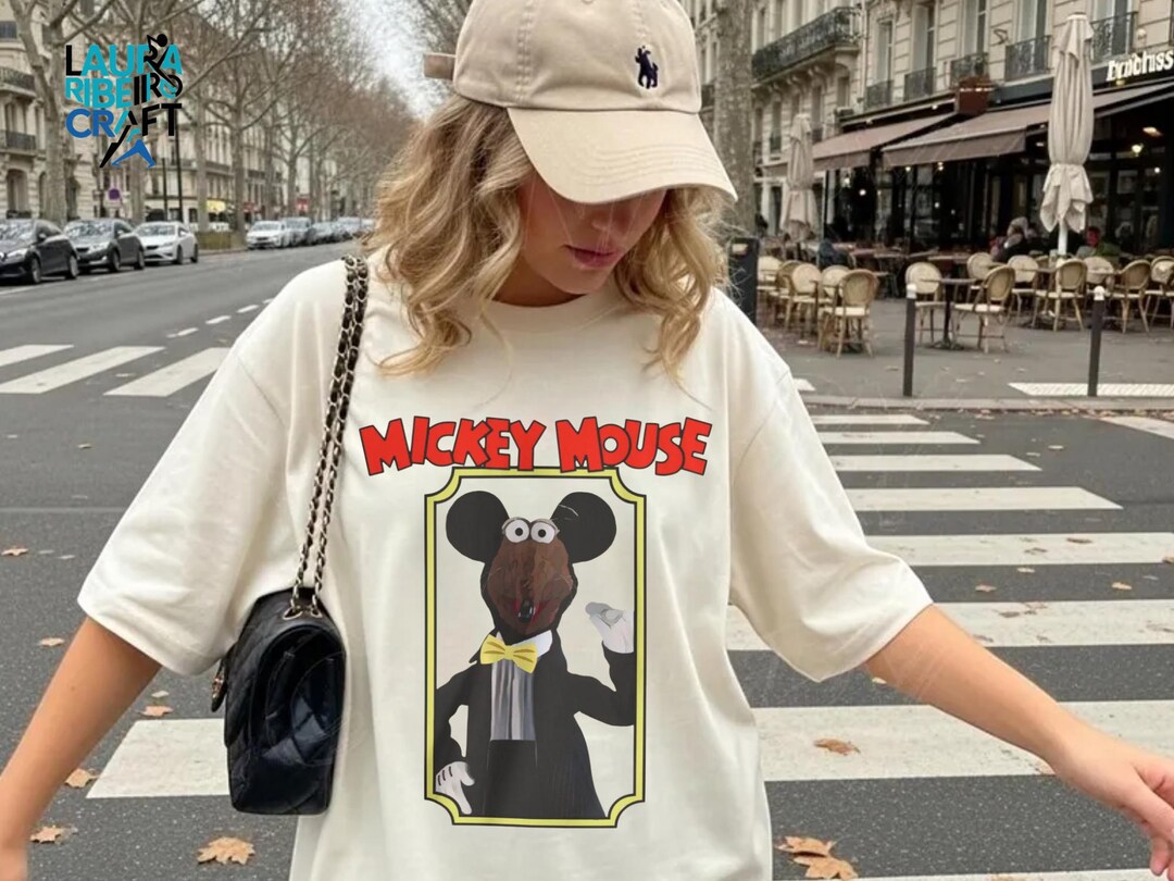 Mickey Mouse Rizzo Disney Rizzo the Rat as Mickey Mouse Unisex Tee, Muppet Vision 3D Shirt ...