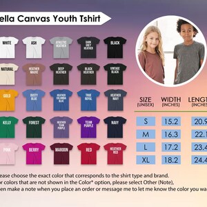 The image is a collage of various t-shirt designs, including different colors and styles, along with a photo of two young people wearing the t-shirts.