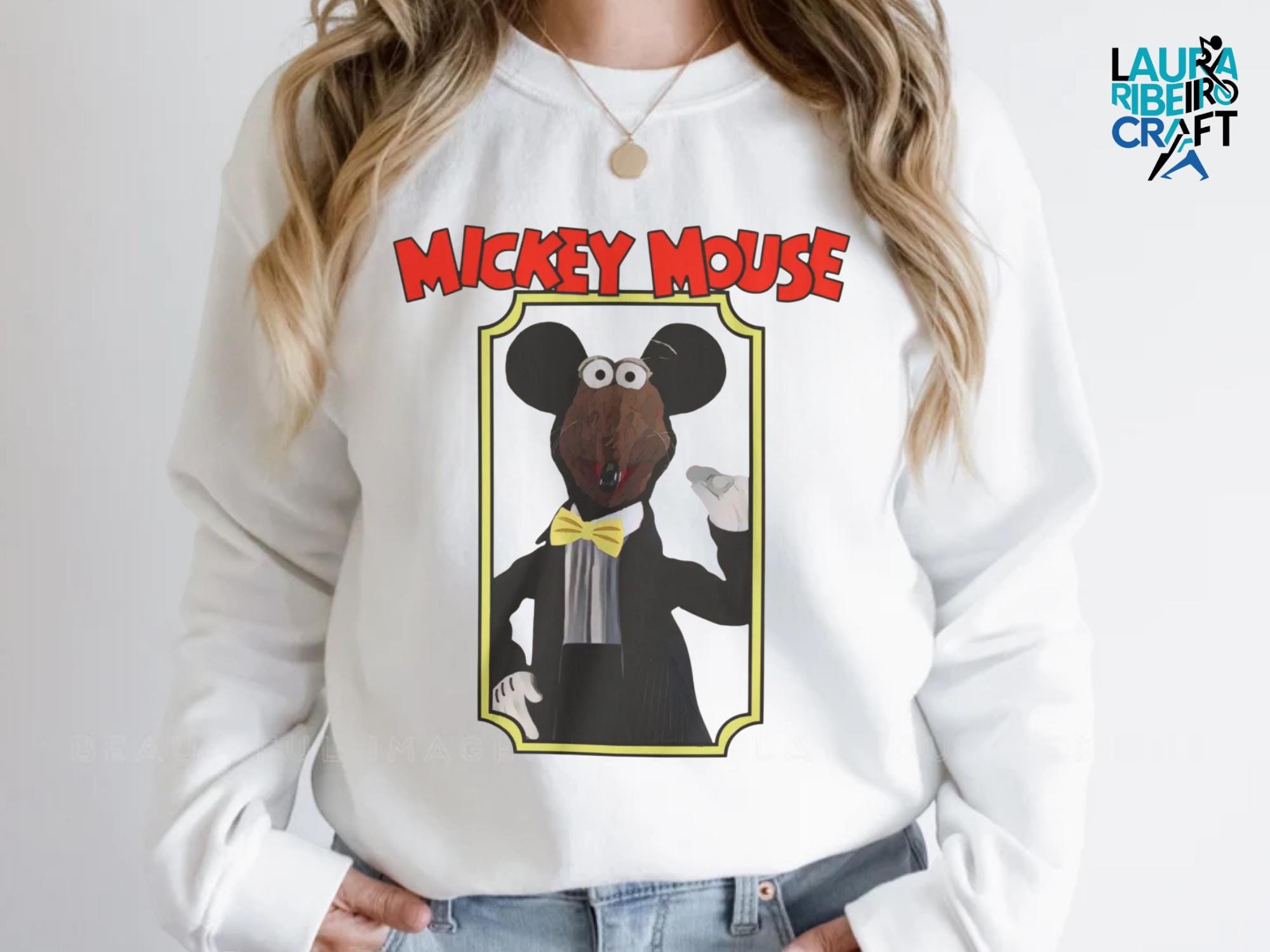 Mickey Mouse Rizzo Disney Rizzo the Rat as Mickey Mouse Unisex Tee, Muppet Vision 3D Shirt ...