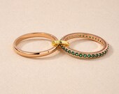 RoseGold 925 Silver Interlocking Stackable Ring — photo 1