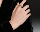 Interlocking Band Fidget Ring Women — photo 9