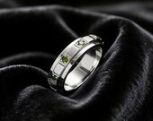 August Birthstone Spinner Ring Men — photo 4