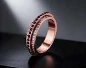 Sterling Silver Spinner Wedding Ring — photo 3