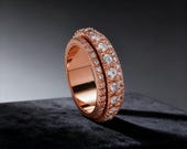 Iced Out Spin Wedding Band — photo 1