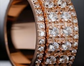 Rose Gold Spinner Wedding Ring — photo 6