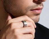 Stripe Rainbow Spinner Ring Unisex — photo 5