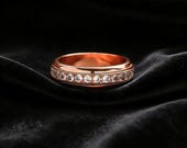 White Gold Fidget Ring Unisex — photo 8