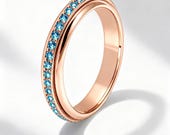 Birthstone Spinner Ring for Women — photo 4