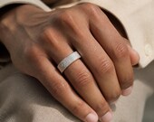 Ribbed Tactile Fidget Ring Unisex — photo 5