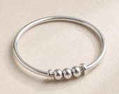Sliding Bead Wiggle Fidget Ring for Women — photo 1