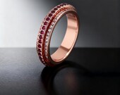 Sterling Silver Spinner Wedding Ring — photo 4