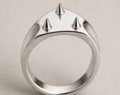 Minimal Conical Spike Fidget Ring — photo 1