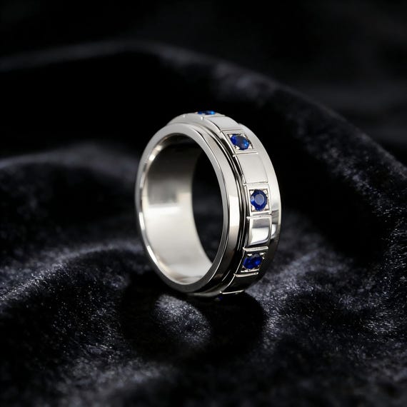 Blue BIrthstone Jewelry Men
