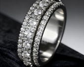 Iced Out Spin Wedding Band — photo 9