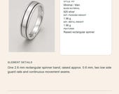 Minimalist Spinner Ring for Men — photo 5