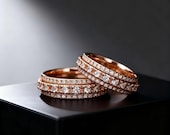 Iced Out Spin Wedding Band — photo 2