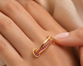 Gold  Interlocking Stackable Ring — photo 5