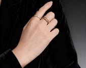 Interlocking Band Fidget Ring Women — photo 8