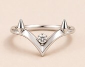 Minimal Spiky Fidget Ring Women — photo 1
