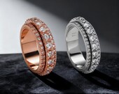Iced Out Spin Wedding Band — photo 6