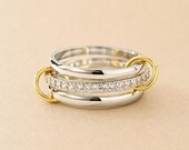 Interlocking Moissanite Ring — photo 4
