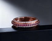 Sterling Silver Spinner Wedding Ring — photo 1