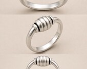 Ribbed Roller Spinner Fidget Ring — photo 3
