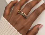 RoseGold 925 Silver Interlocking Stackable Ring — photo 3