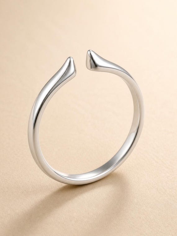 Open Peak Tactile Fidget Ring