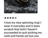 Black Gold Spinner Ring Men — photo 4