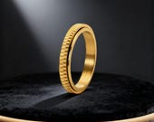 Gold Fidget Ring, Calming Gift for Women — photo 2