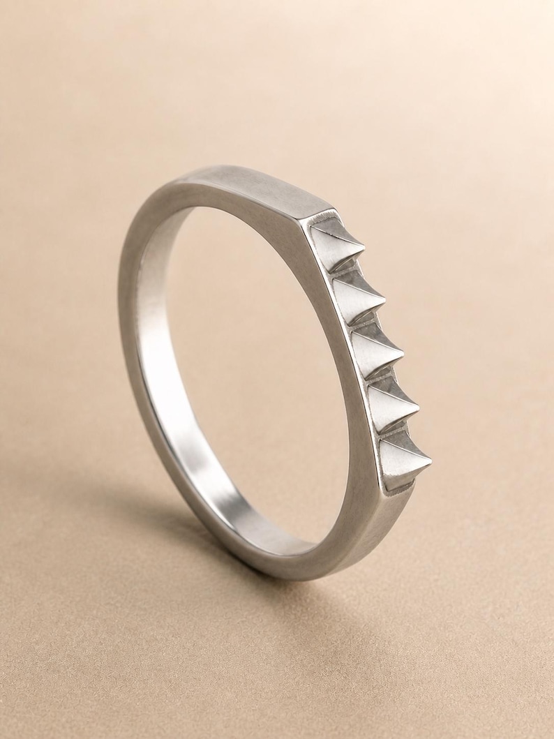 Triangular Teeth Pain Stim Fidget Ring