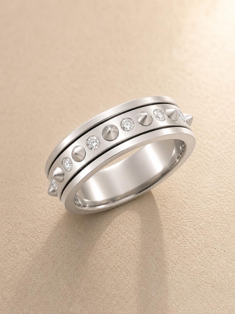 Sterling Silver Spinner Ring