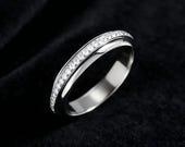 Rose Gold Spinner Engagement Ring Women — photo 6
