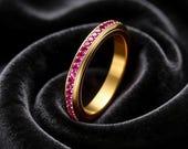 October Birthstone Spinner Ring Women — photo 7