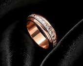 White Gold Fidget Ring Unisex — photo 10