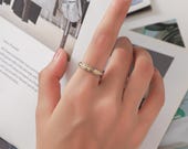 Minimalist Spinner Ring Women — photo 8