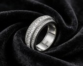 Sterling Silver Spinner Wedding Ring — photo 5